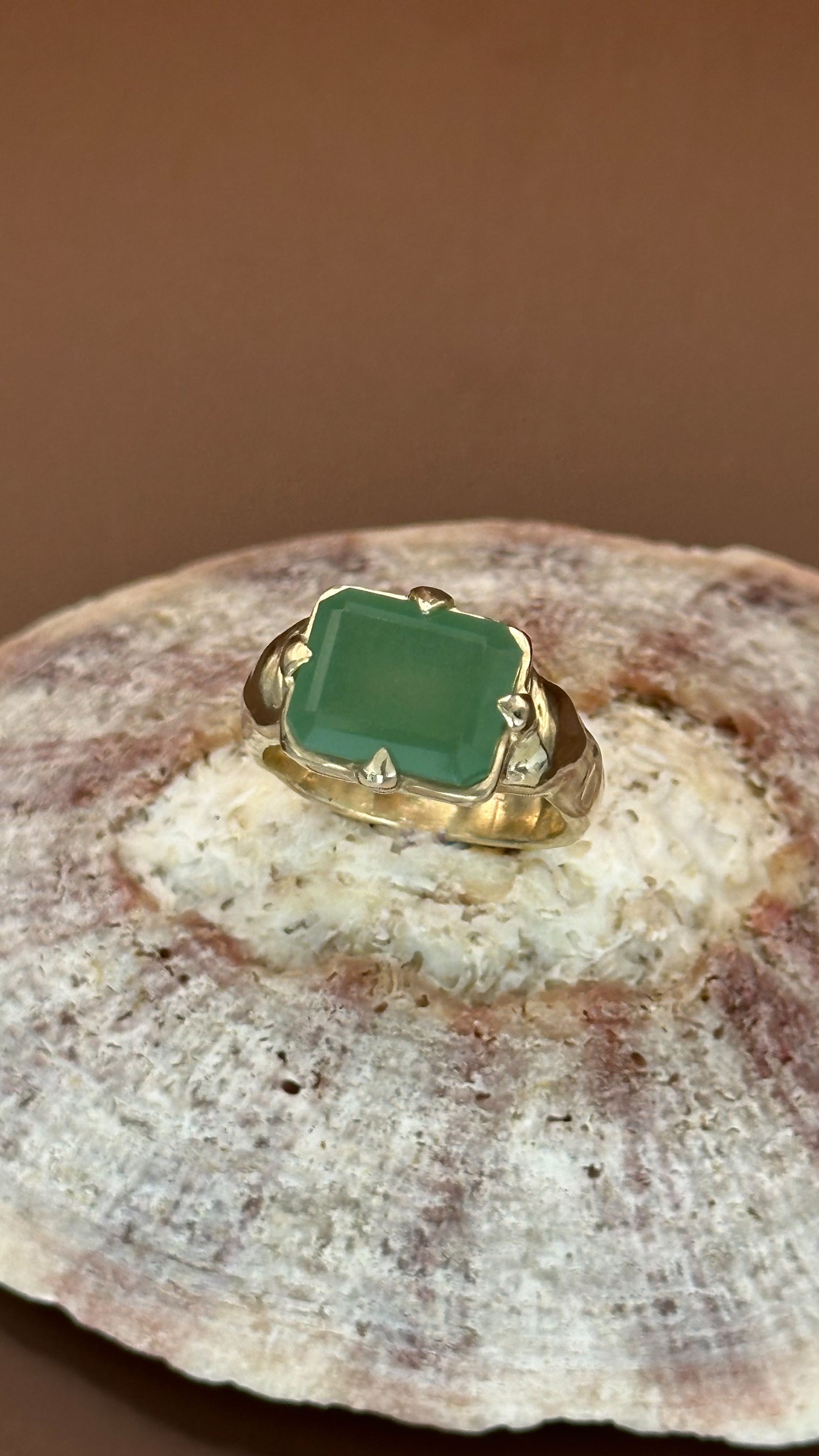Aventurine ring