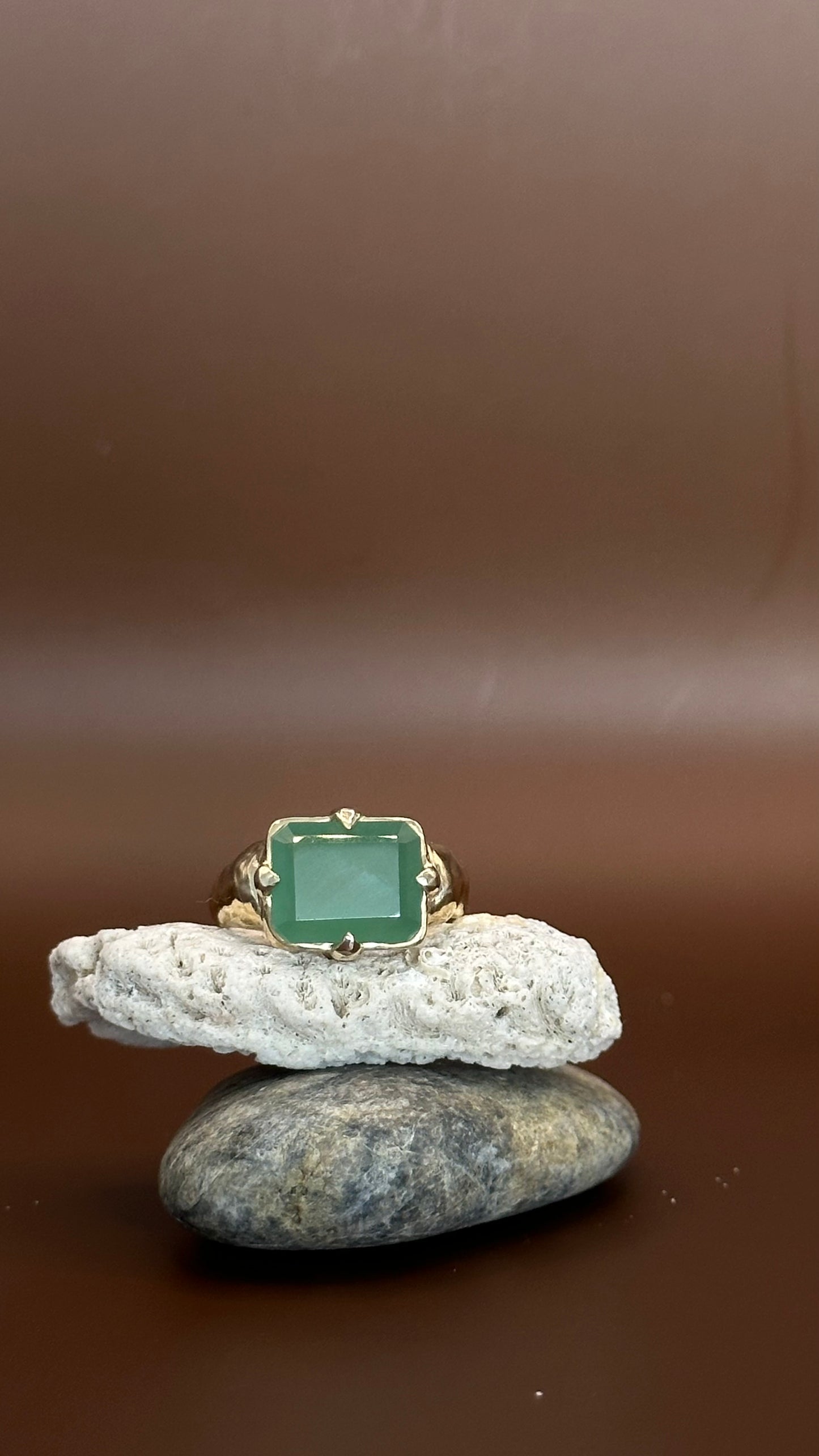 Aventurine ring