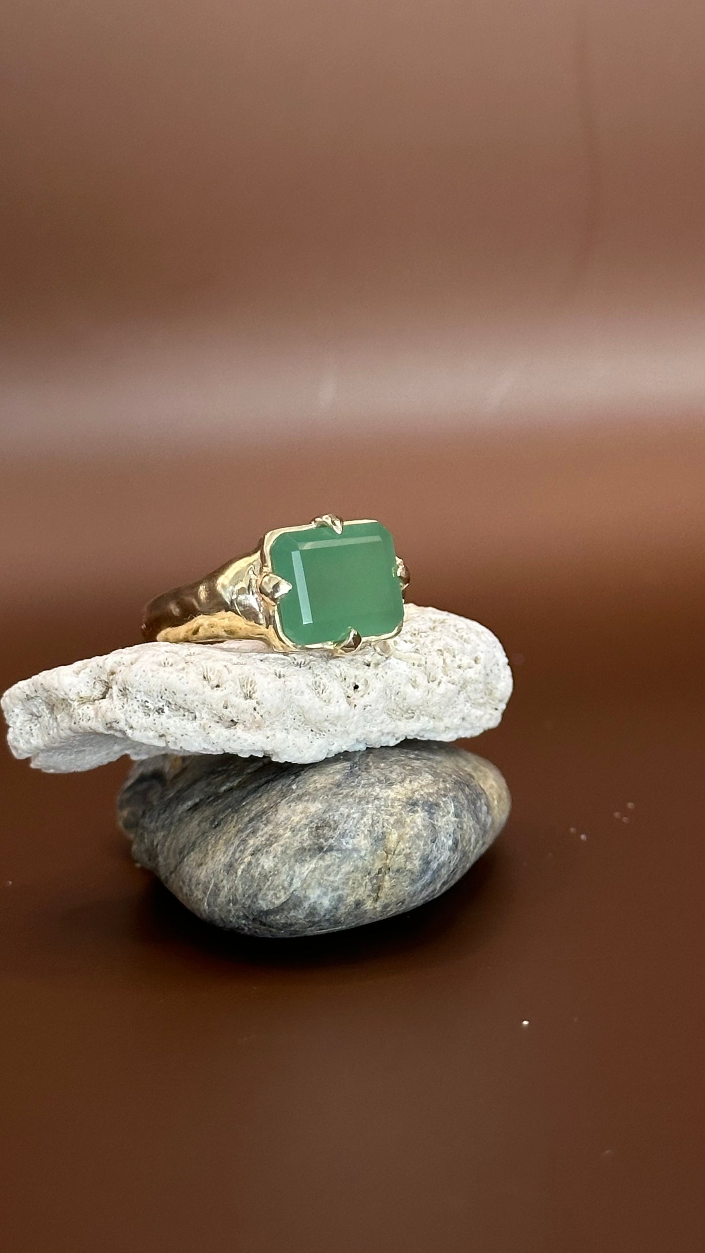 Aventurine ring