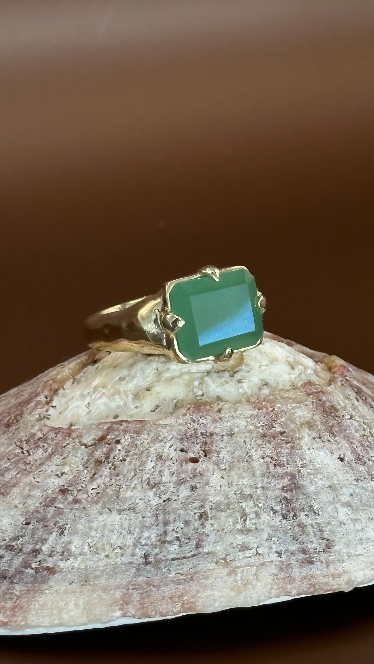 Aventurine ring